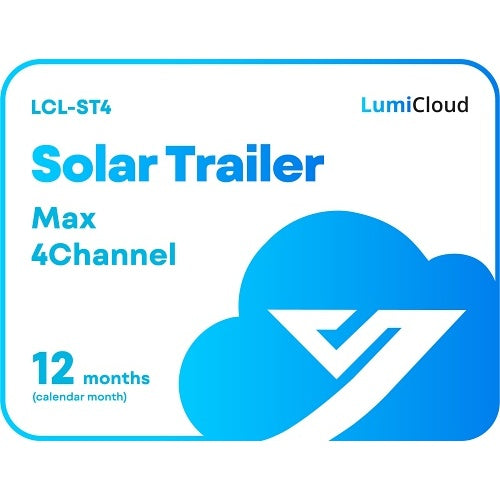 Luminys LCL-ST4 LumiCloud Solar Trailer (Annual Subscription License) for Canadian security dealers at SimplyControlled.ca