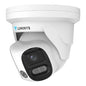 Luminys N5P-8DA2 N5-D 2 x 4MP LumiDeterrent IP Turret 2.8 mm, 180º Stitched IR White-lights for Canadian security dealers at SimplyControlled.ca