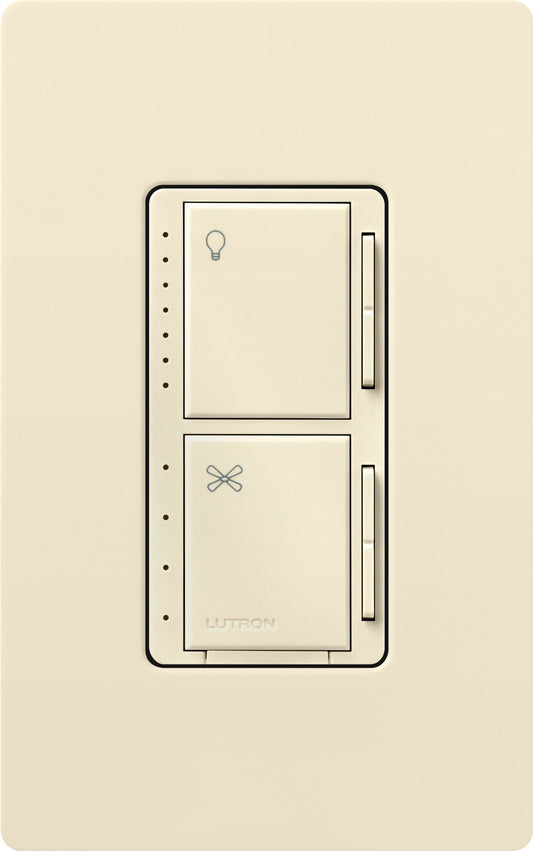 Lutron Maestro Dual Control - LED+ Dimmer & 4-Speed Fan | MACL-LFQ