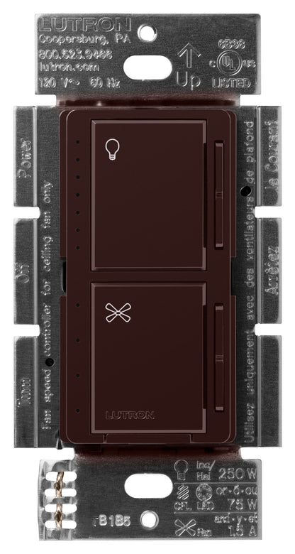 Lutron Maestro Dual Control - LED+ Dimmer & 4-Speed Fan | MACL-LFQ