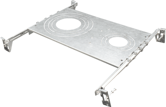 Product Display Visual of the SKU: MP-UNV-7H for Marketing of theLotus Universal New Construction Mounting Plate 7 Holes | MP-UNV-7H