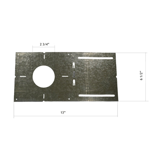 Product Display Visual of the SKU: MP234 for Marketing of theLotus 2 3/4" Flat Rough-In Plates (20 Pack) | MP234