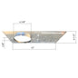 Product Display Visual of the SKU: MP4 for Marketing of theLotus 4" Budget Flanged Rough-In Plates (20 Pack) | MP4