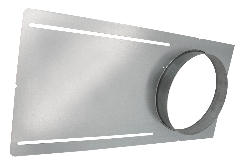 Product Display Visual of the SKU: MP6-114FR for Marketing of theLotus 6 3/8" Hole 13" Plate with 1 1/4" Flange for 6" Fire Rated Models | MP6-114FR