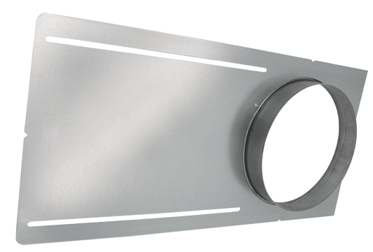 Product Display Visual of the SKU: MP6-114FR for Marketing of theLotus 6 3/8" Hole 13" Plate with 1 1/4" Flange for 6" Fire Rated Models | MP6-114FR