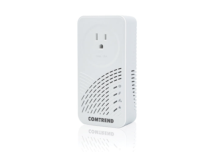 Product Marketing Image of Simply Secured SKU: PG-9182PT-KIT by Vendor Comtrend Product Comtrend PG-9182PT-KIT G.hn Wave 2 Powerline Adapter Kit - 2000Mbps Pass-Through - Set of 2