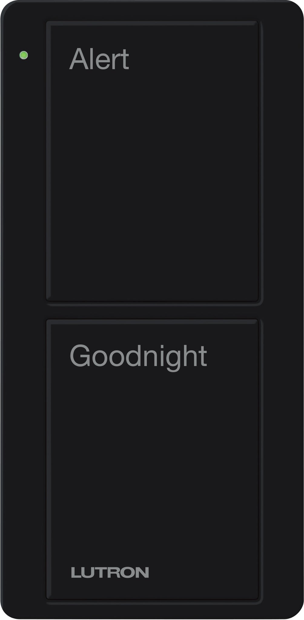 Lutron Pico 2 Button Scene Keypad (Bedside Text) | PJ2-2B-GXX-P02