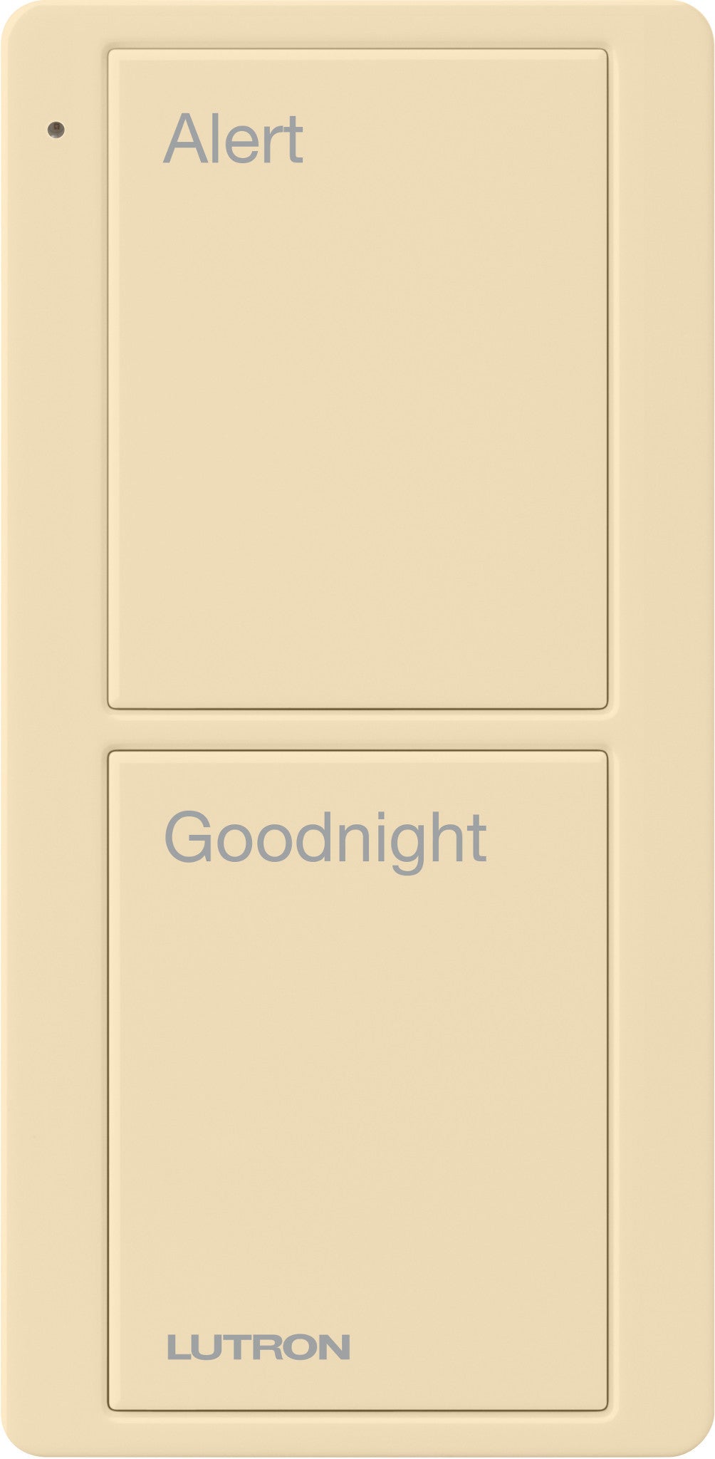 Lutron Pico 2 Button Scene Keypad (Bedside Text) | PJ2-2B-GXX-P02
