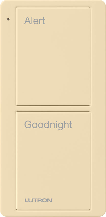Lutron Pico 2 Button Scene Keypad (Bedside Text) | PJ2-2B-GXX-P02