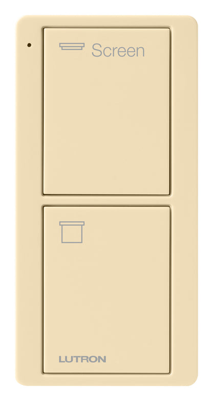 Lutron Pico 2 Button Remote Control (Screen Text) | PJ2-2B-GXX-S08