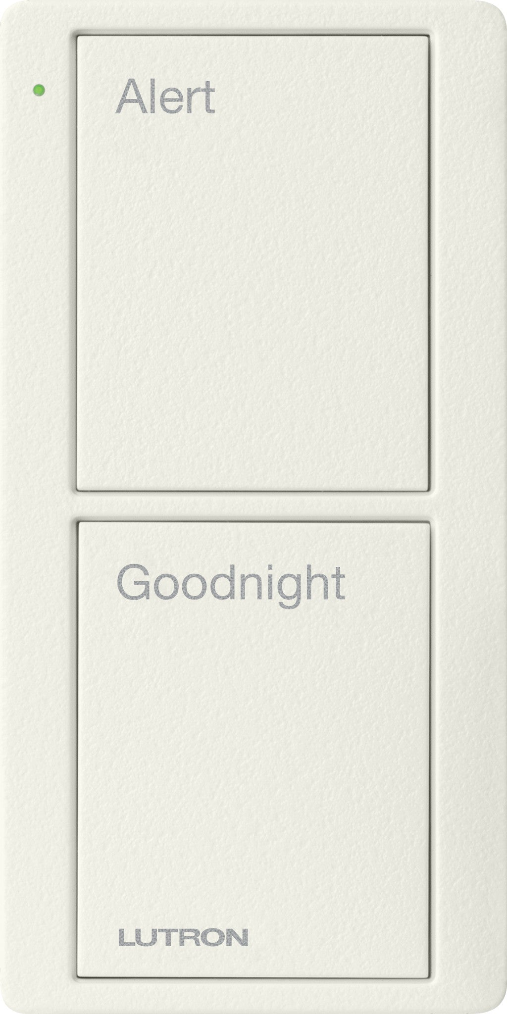 Lutron Pico 2 Button Scene Keypad (Bedside Text) | PJ2-2B-GXX-P02