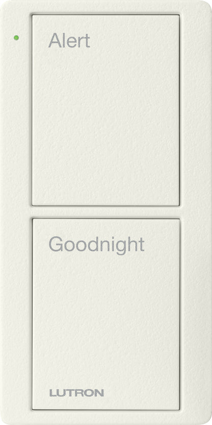 Lutron Pico 2 Button Scene Keypad (Bedside Text) | PJ2-2B-GXX-P02