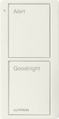 Lutron Pico 2 Button Scene Keypad (Bedside Text) | PJ2-2B-GXX-P02