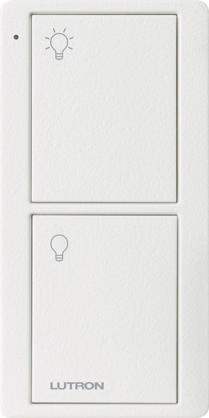 Lutron Pico 2 Button Remote Control (Light Icon) | PJ2-2B-GXX-L01