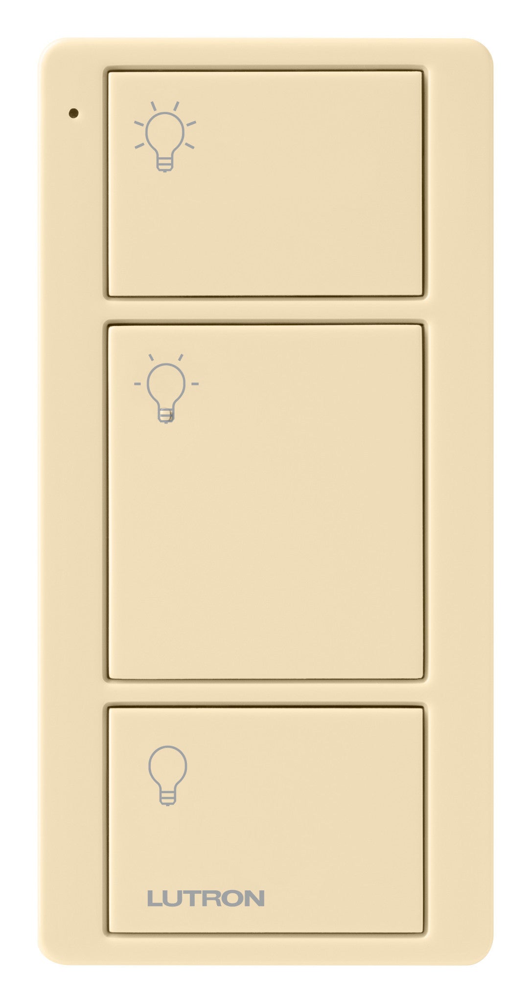 Lutron Pico 3 Button Remote Control (Light Icon) | PJ2-3B-GXX-L01