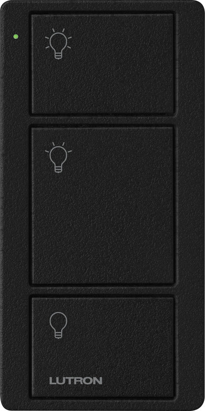 Lutron Pico 3 Button Remote Control (Light Icon) | PJ2-3B-GXX-L01
