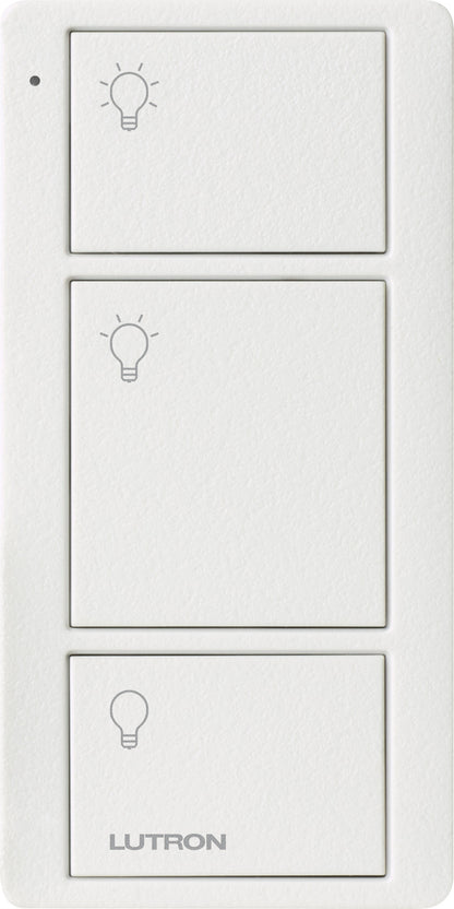 Lutron Pico 3 Button Remote Control (Light Icon) | PJ2-3B-GXX-L01