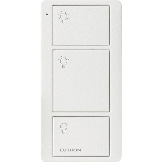 Lutron 3-Button Pico Smart Remote, with Light Icons - Midnight