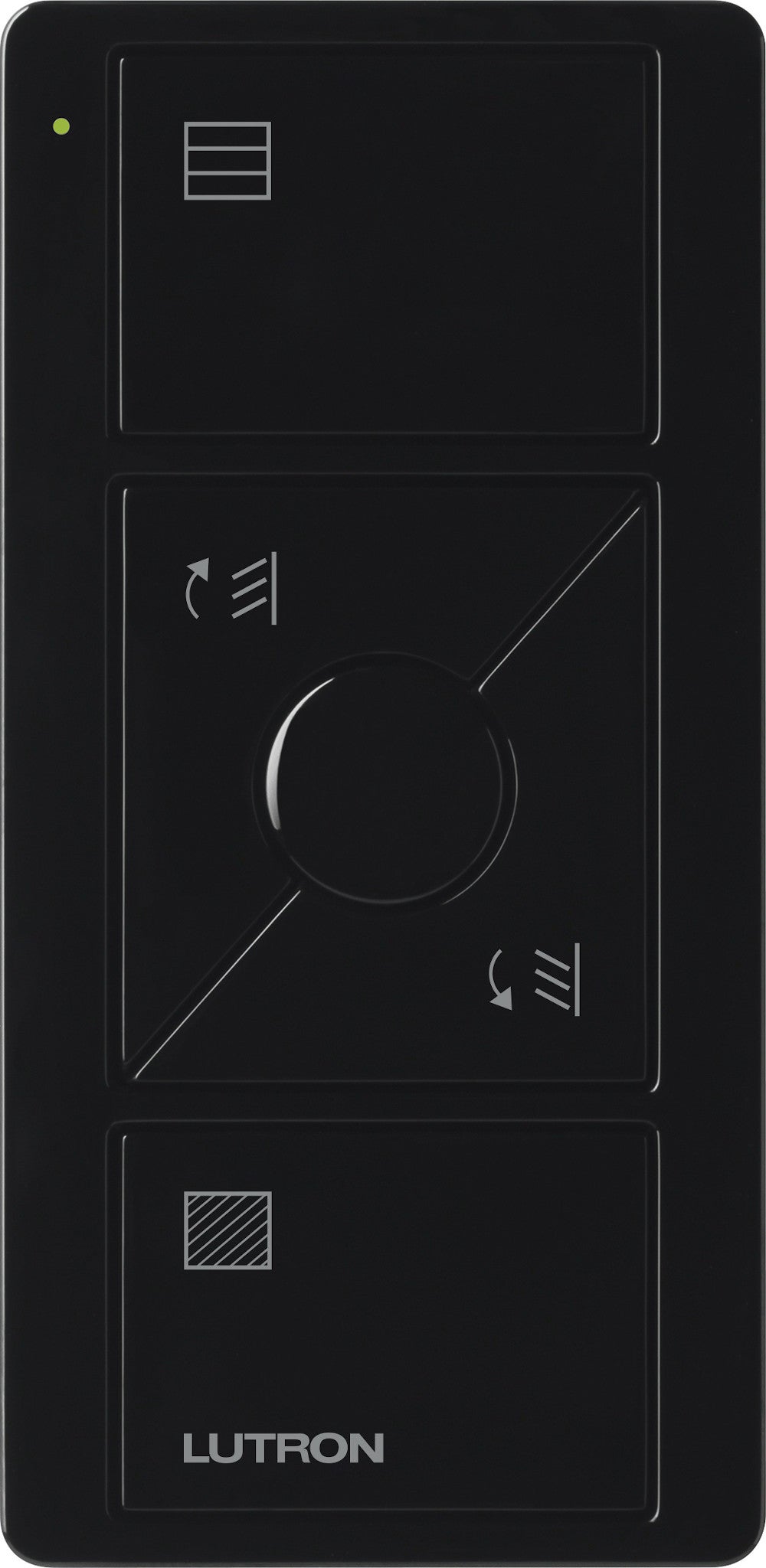 Lutron Pico Wireless Control 3-button with Raise/Lower, for Shades (Tilt Icon + Blind Text) | PJ2-3BRL-GXX-S10