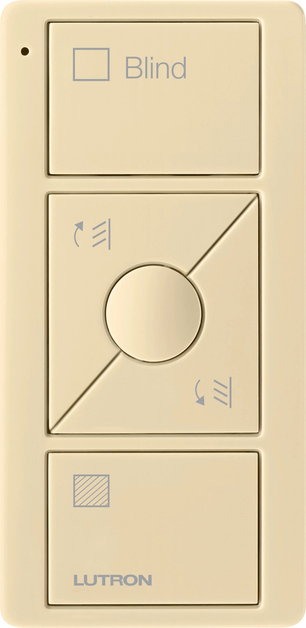 Lutron Pico Wireless Control 3-button with Raise/Lower, for Shades (Icon + Blind Text) | PJ2-3BRL-GXX-S05