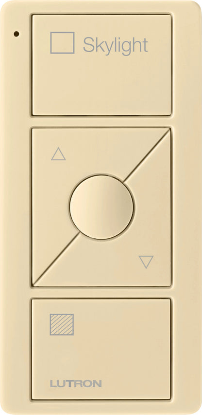 Lutron Pico Wireless Control 3-button with Raise/Lower, for Shades (Icon + Skylight Text) PJ2-3BRL-GXX-S06 | PJ2-3BRL-GBL-S06