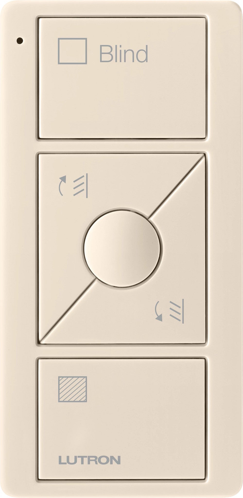 Lutron Pico Wireless Control 3-button with Raise/Lower, for Shades (Icon + Blind Text) | PJ2-3BRL-GXX-S05