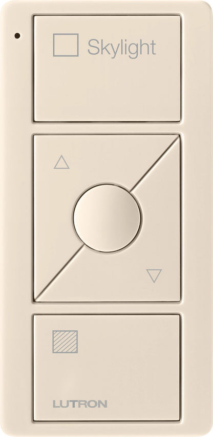 Lutron Pico Wireless Control 3-button with Raise/Lower, for Shades (Icon + Skylight Text) PJ2-3BRL-GXX-S06 | PJ2-3BRL-GBL-S06