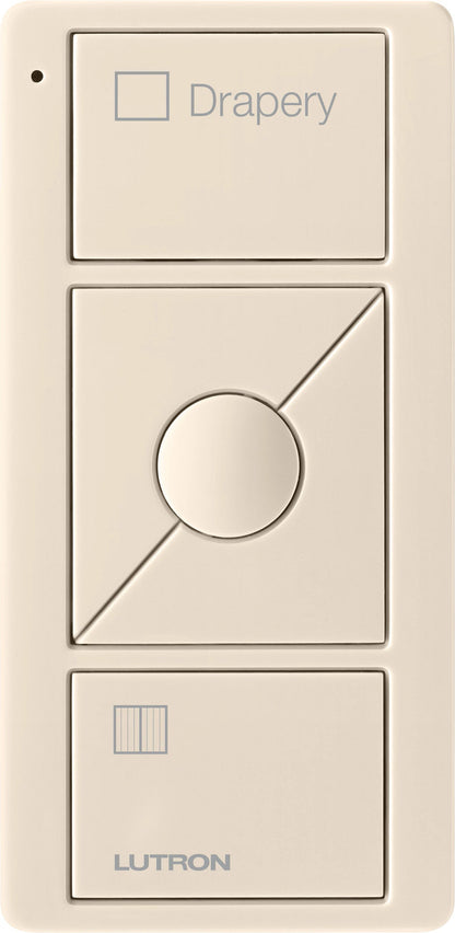 Lutron Pico Wireless Control 3-button with Raise/Lower, for Shades (Icon + Drapery Text) | PJ2-3BRL-GXX-S07
