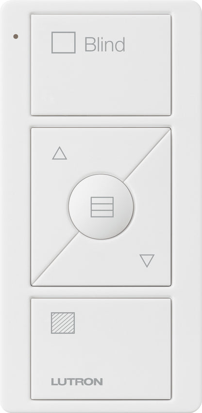 Lutron Pico Wireless Control 3-button with Raise/Lower, for Shades (Horizontal Sheer Icon + Blind Text) | PJ2-3BRL-GXX-S09