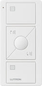 Product Marketing Image of Simply Secured SKU: PJ2-3BRL-WH-S10 by Vendor Lutron Product Lutron Original 3-Button Pico Smart Remote with Raise/Lower and Preset, with Tilt Blind Icons | PJ2-3BRL-GXX-S10