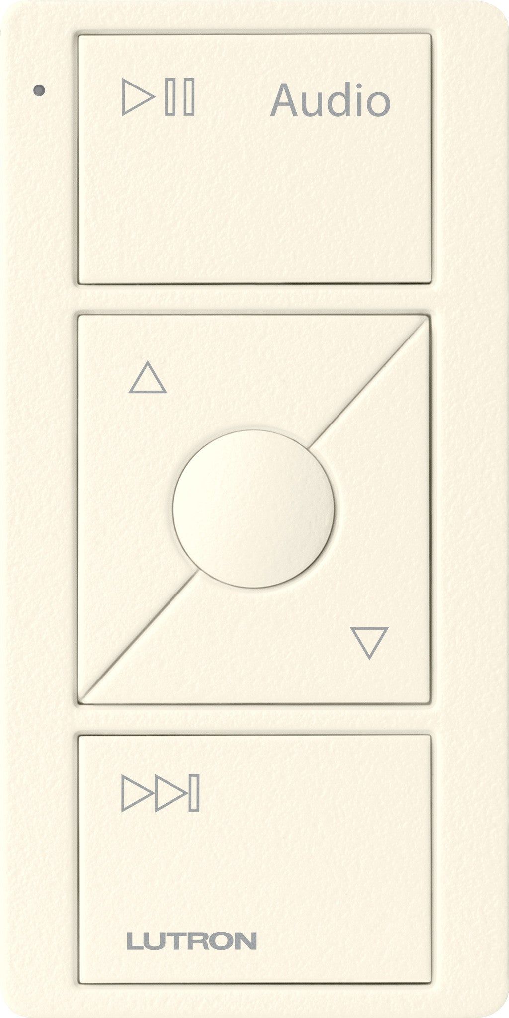 Lutron Pico Wireless Control 3-button with Raise/Lower, for Audio (Icon) | PJ2-3BRL-GXX-A02