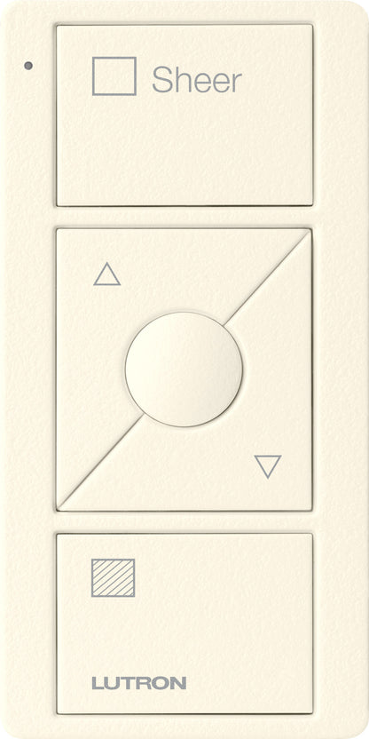 Lutron Pico Wireless Control 3-button with Raise/Lower, for Shades (Icon + Sheer Text) PJ2-3BRL-GXX-S04 | PJ2-3BRL-GBL-S04