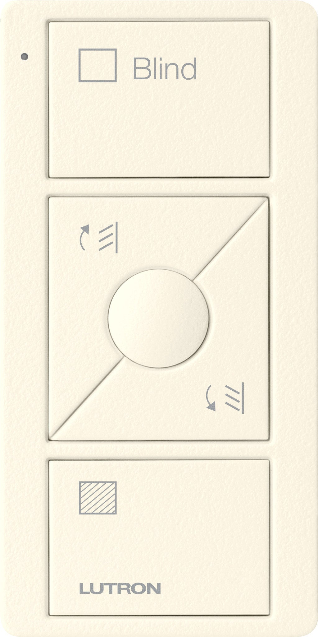 Lutron Pico Wireless Control 3-button with Raise/Lower, for Shades (Icon + Blind Text) | PJ2-3BRL-GXX-S05