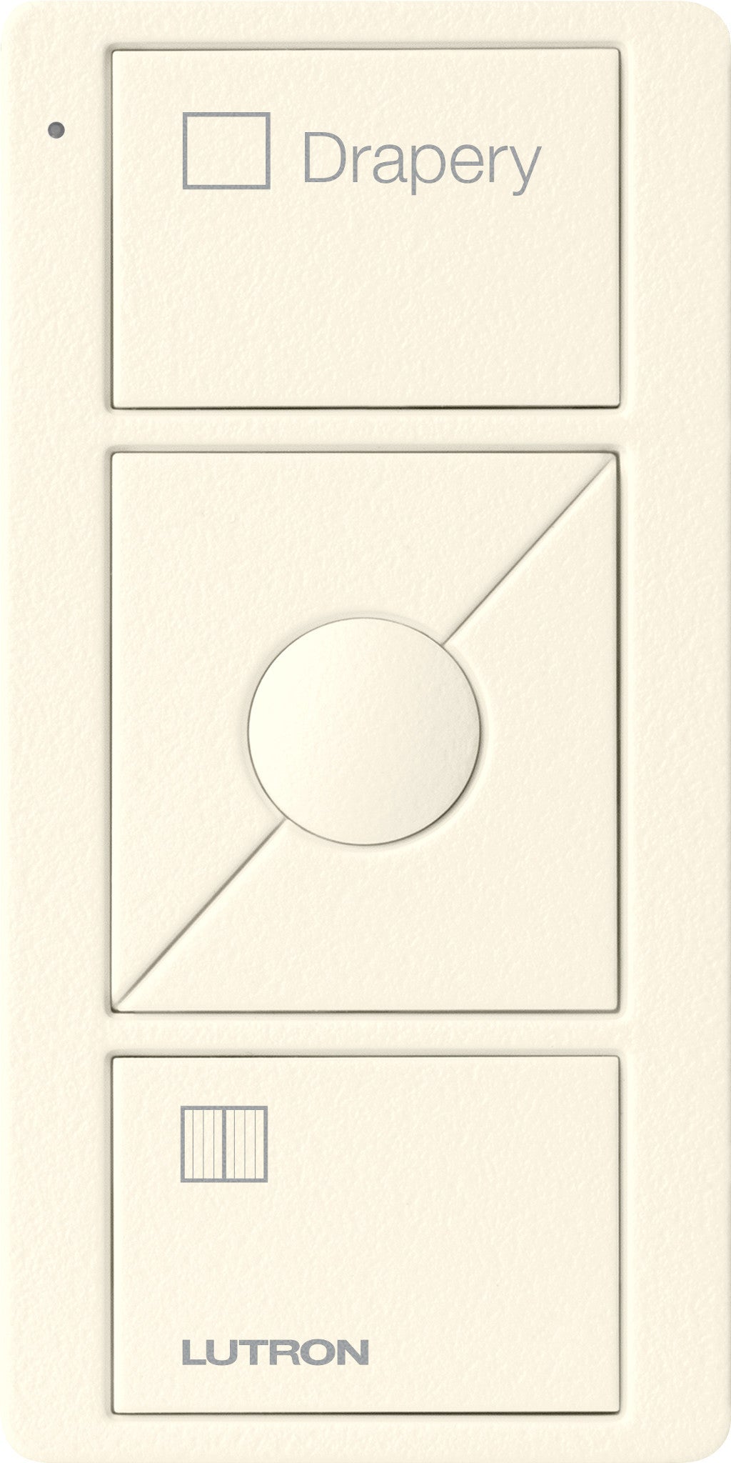 Lutron Pico Wireless Control 3-button with Raise/Lower, for Shades (Icon + Drapery Text) | PJ2-3BRL-GXX-S07