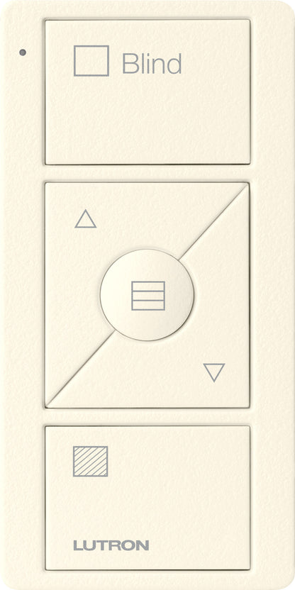 Lutron Pico Wireless Control 3-button with Raise/Lower, for Shades (Horizontal Sheer Icon + Blind Text) | PJ2-3BRL-GXX-S09