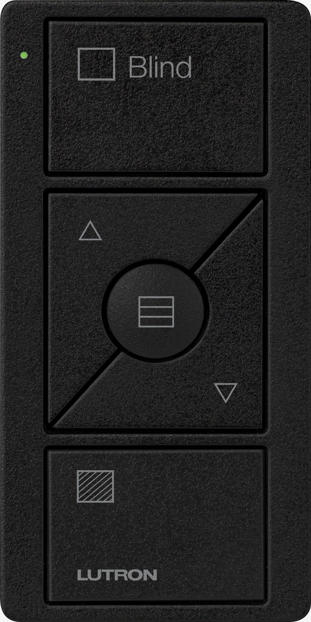 Lutron Pico Wireless Control 3-button with Raise/Lower, for Shades (Horizontal Sheer Icon + Blind Text) | PJ2-3BRL-GXX-S09