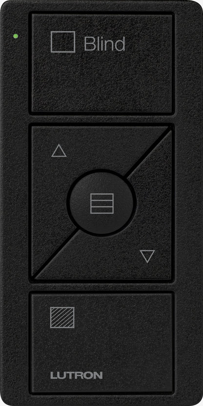 Lutron Pico Wireless Control 3-button with Raise/Lower, for Shades (Horizontal Sheer Icon + Blind Text) | PJ2-3BRL-GXX-S09