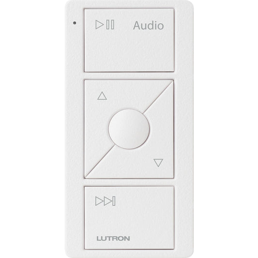 Lutron Pico Smart Remote for Audio, Works with Sonos, with Audio Icons, PJ2-3BRL-TSW-A02, Snow White