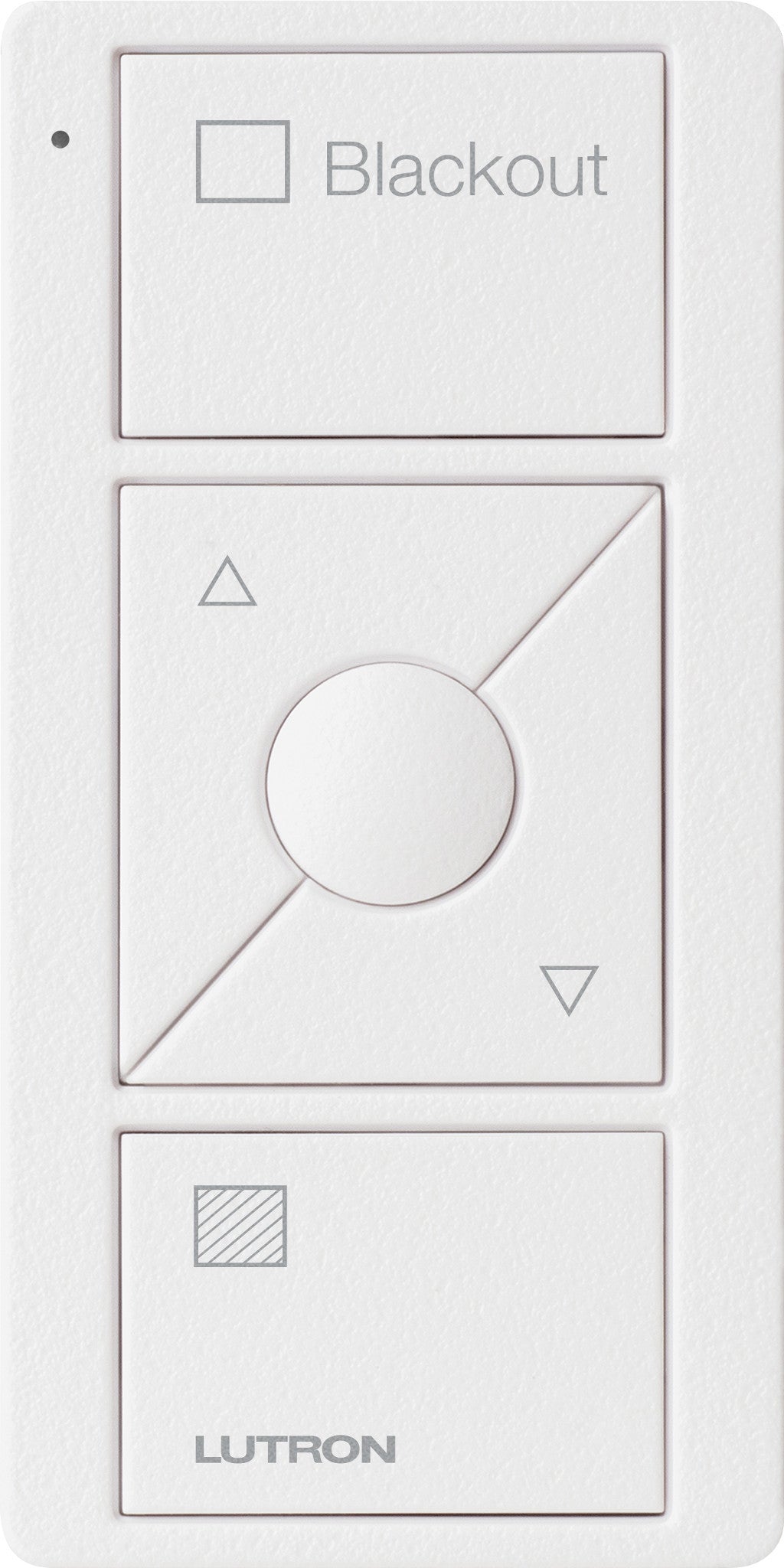 Lutron Pico Wireless Control 3-button with Raise/Lower, for Shades (Icon + Blackout Text) | PJ2-3BRL-GXX-S03