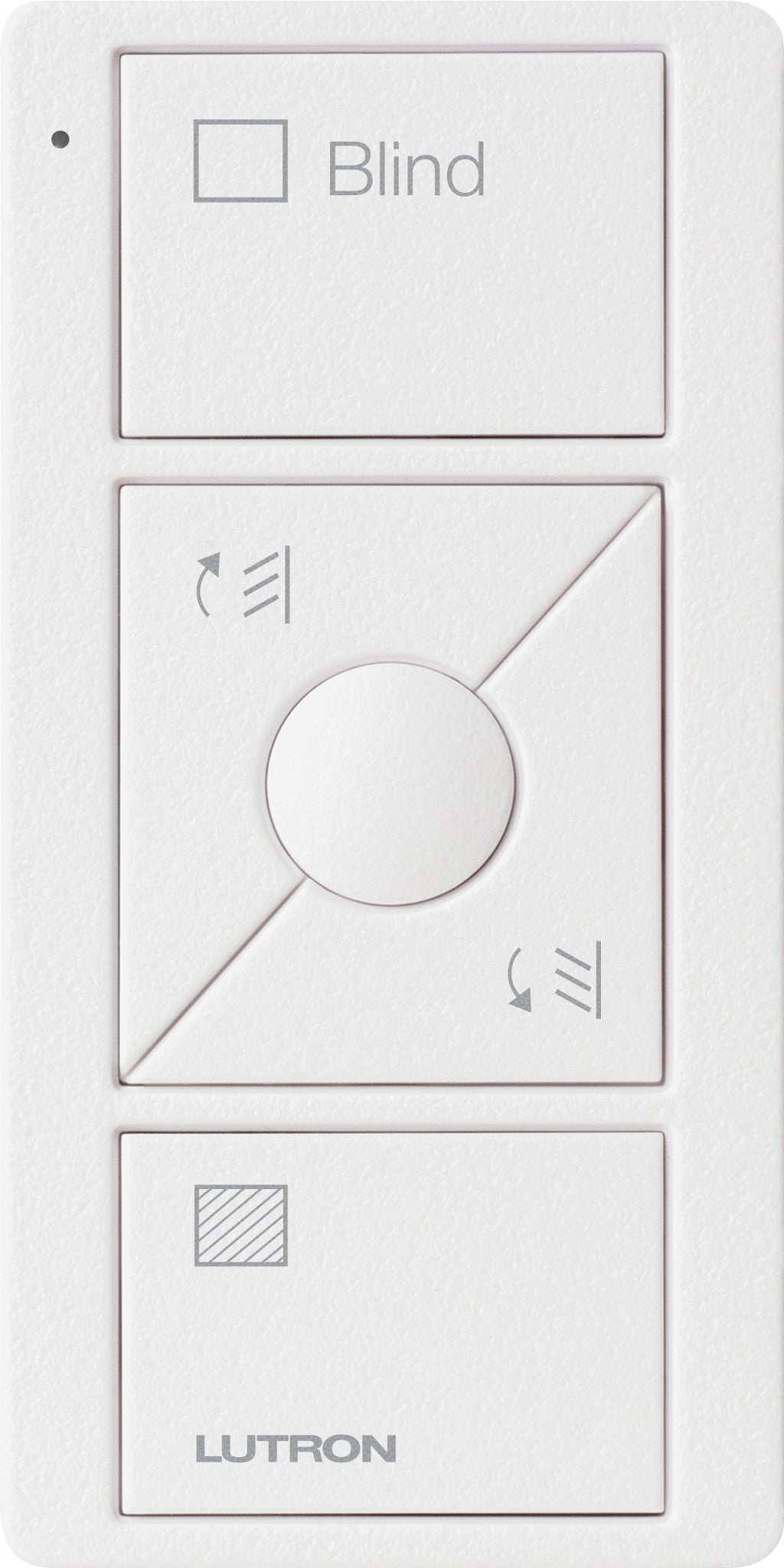 Lutron Pico Wireless Control 3-button with Raise/Lower, for Shades (Icon + Blind Text) | PJ2-3BRL-GXX-S05