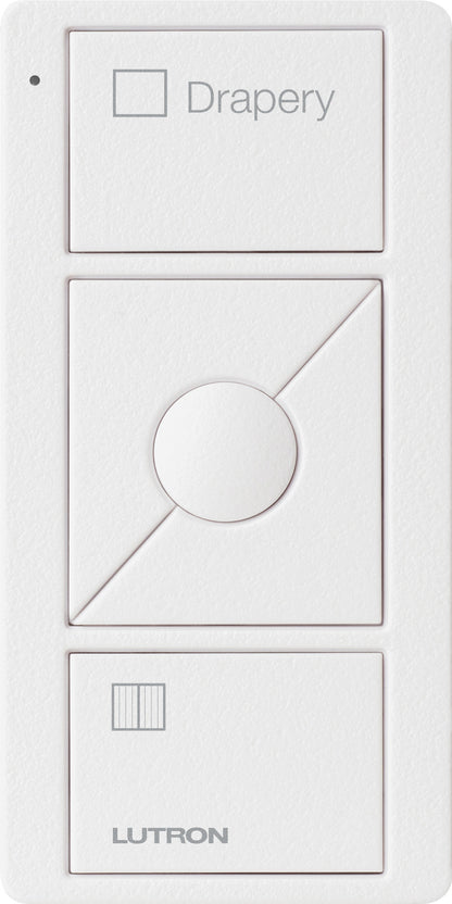 Lutron Pico Wireless Control 3-button with Raise/Lower, for Shades (Icon + Drapery Text) | PJ2-3BRL-GXX-S07