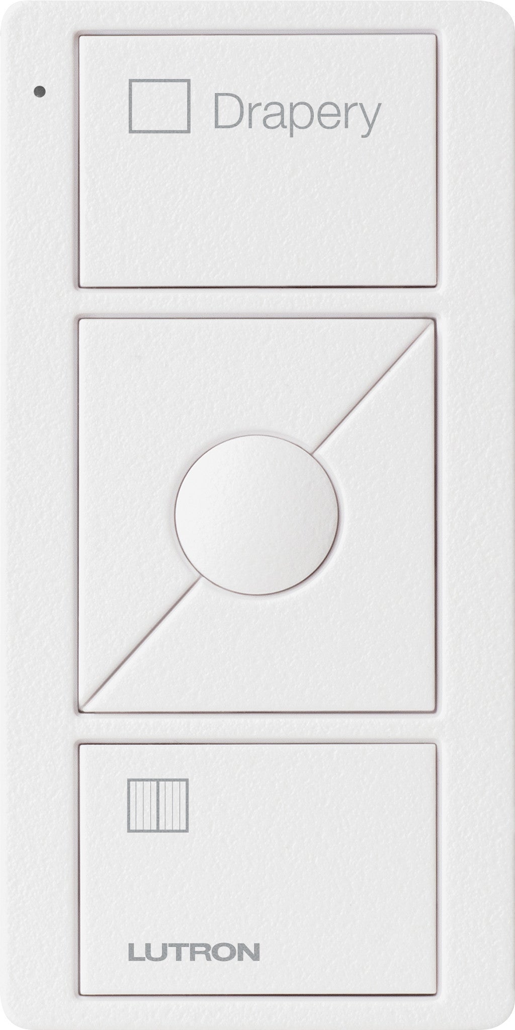 Lutron Pico Wireless Control 3-button with Raise/Lower, for Shades (Icon + Drapery Text) | PJ2-3BRL-GXX-S07