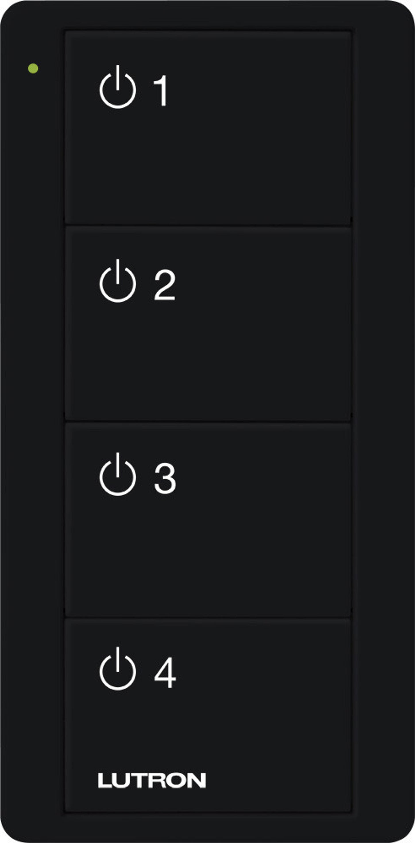 Lutron Pico Smart Remote, 4-Button 4-Group Toggle (Light Icons) | PJ2-4B-XX-L41
