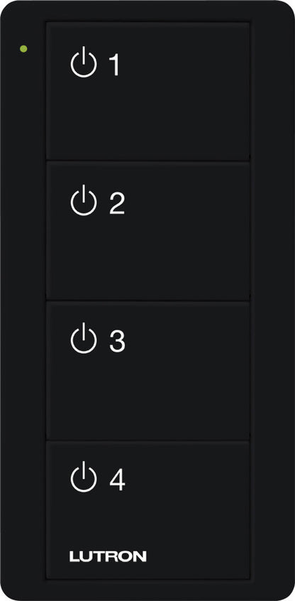 Lutron Pico Smart Remote, 4-Button 4-Group Toggle (Light Icons) | PJ2-4B-XX-L41