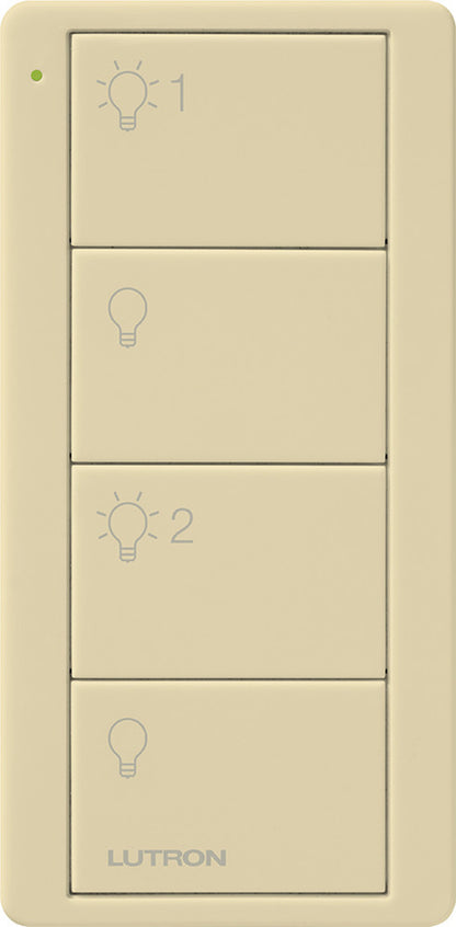 Lutron Pico 4 Button (2 Group Control, Light Icon) | PJ2-4B-GXX-L21