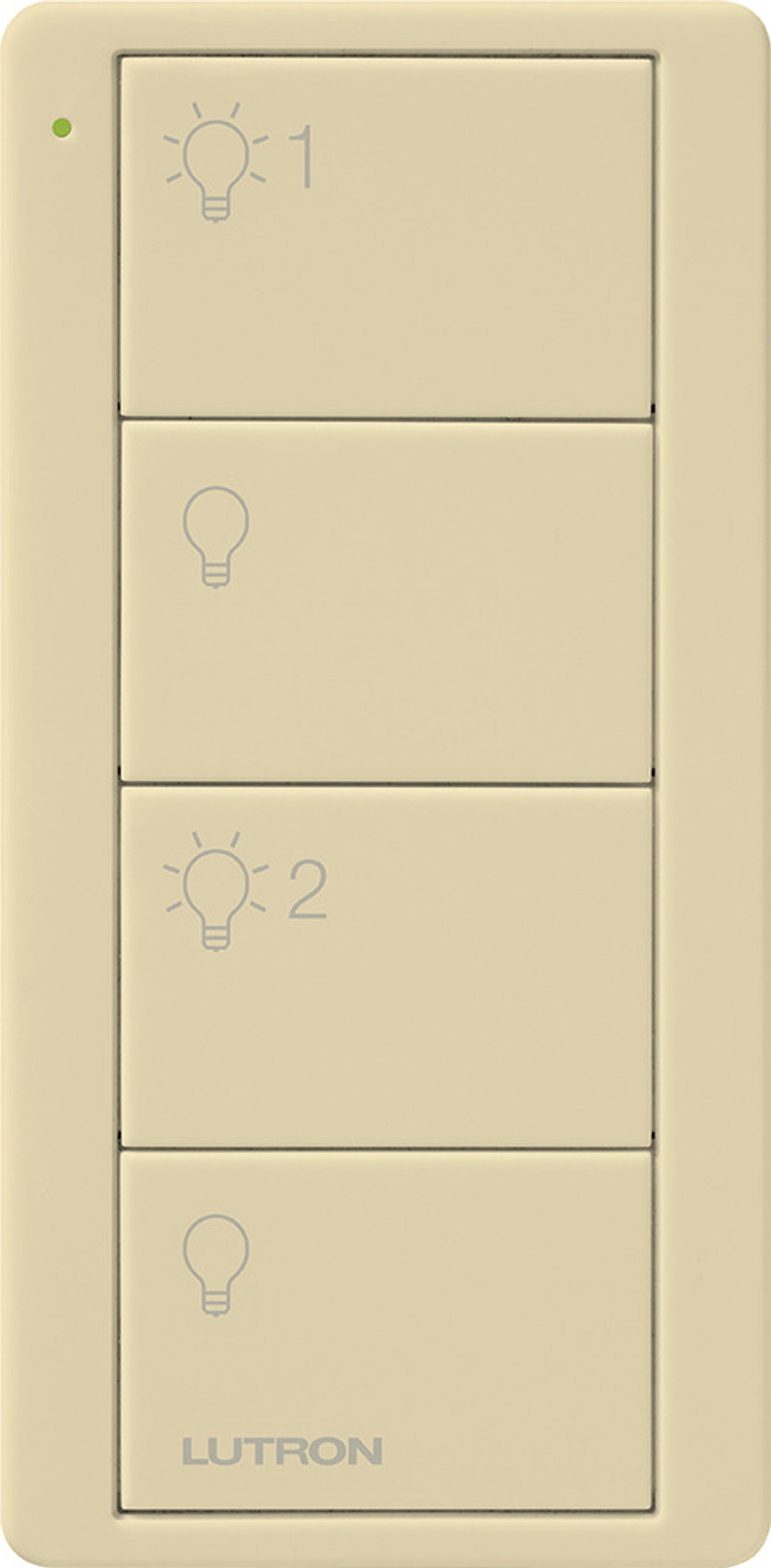 Lutron Pico 4 Button (2 Group Control, Light Icon) | PJ2-4B-GXX-L21