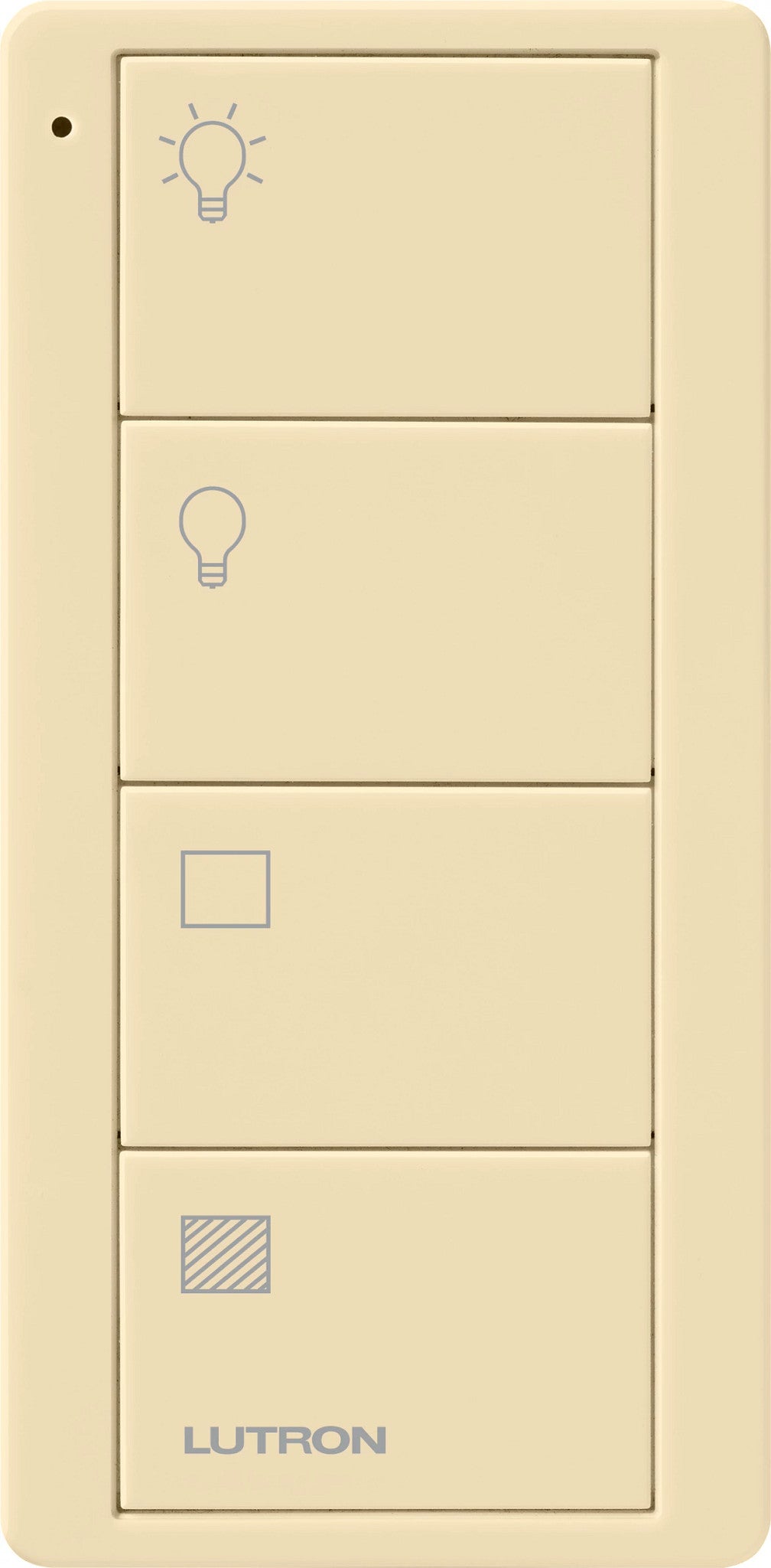 Lutron Pico Smart Remote, 4-Button 2-Group Control (Light & Shade Icons) | PJ2-4B-XX-LS21