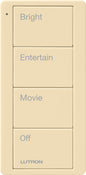 Lutron Pico 4 Button Scene Keypad (Family Room Text) | PJ2-4B-GXX-P01