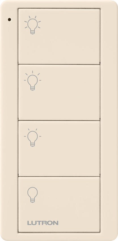 Lutron Pico Smart Remote, 4-Button Scene Control (Light Icons) | PJ2-4B-XX-L31P