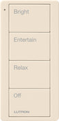 Lutron Pico 4 Button Scene Keypad (Any Room Text) | PJ2-4B-GXX-P03